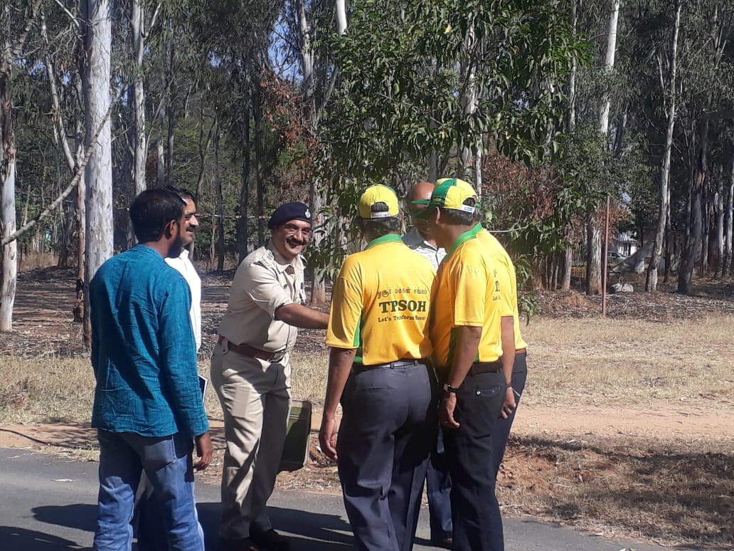 Deputy Conservator of Forests Karnataka visiting Hosur
